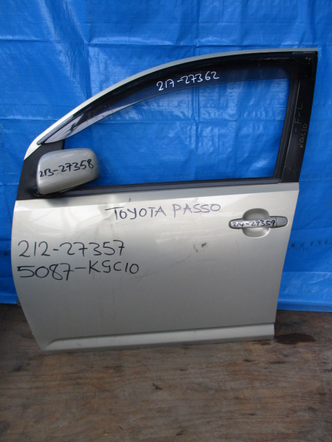 Used Toyota Passo DOOR SHELL FRONT LEFT